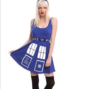 Dr Who Tardis Police Box Dress Large